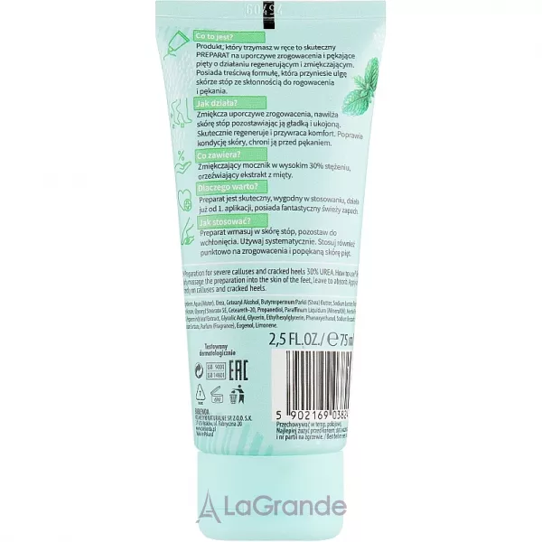 Bielenda Minty Fresh Foot Care Preparation For Severe Calluses And Cracked Heels ���� ��� ��� ������ ������� � ����������