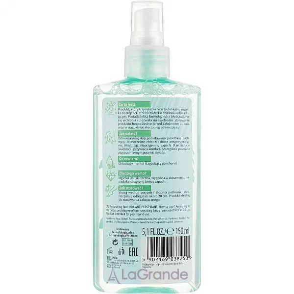 Bielenda Minty Fresh Foot Care Antiperspirant �����-�������������� ��� ���