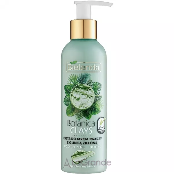 Bielenda Botanical Clays Vegan Face Wash Paste Green Clay ����� ��� ���� � ������� ������