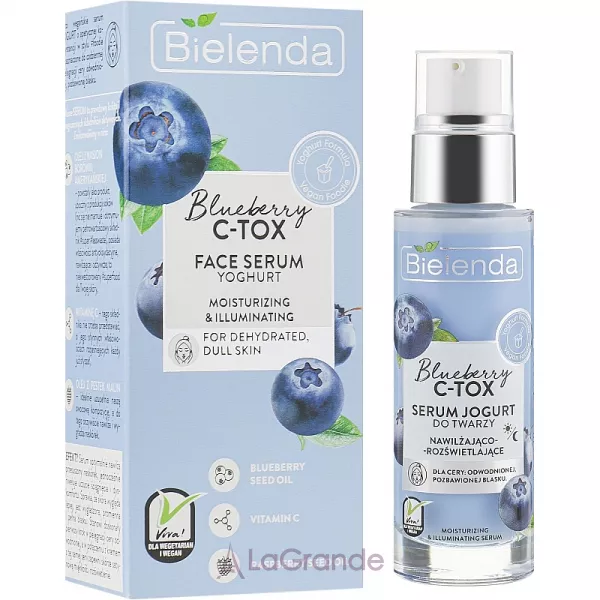 Bielenda Blueberry C-Tox Face Yogurt Serum ���������-������ ��� �������