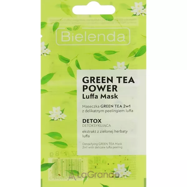 Bielenda Green Tea Power Luffa Mask 2in1 ������-����� � �������� 2�1