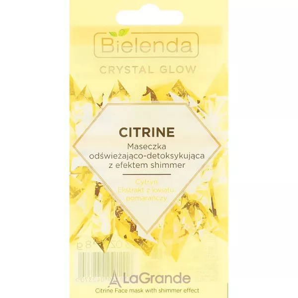 Bielenda Crystal Glow Citrine Face Mask ���������� � ����������������� ����� � �������� ��������