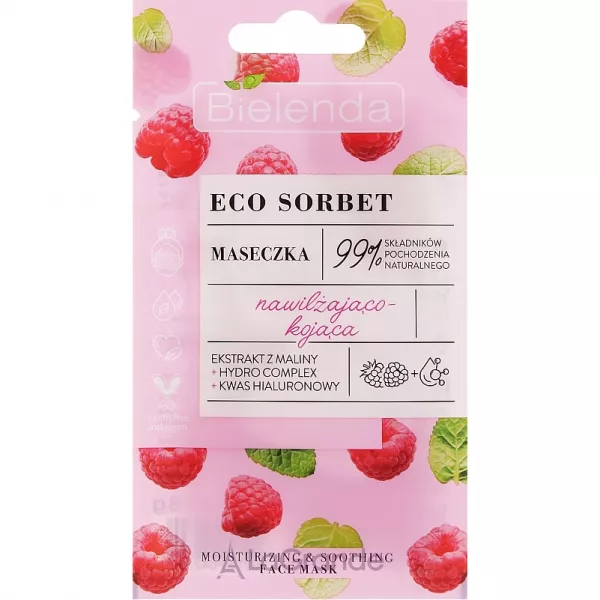 Bielenda Eco Sorbet Moisturizing & Soothing Face Mask ����� ��� ������� � ���������� ������