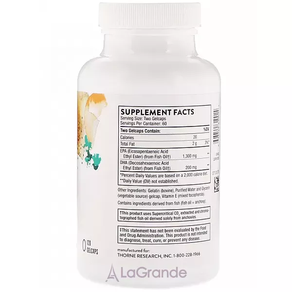 Thorne Research Super EPA Pro ���������� �����-3 � ��������