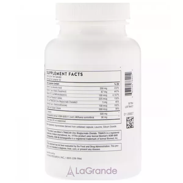 Thorne Research Thyrocsin Thyroid Cofactors ��������� ��� ���������� ������ � ��������