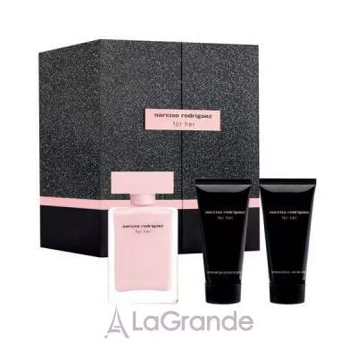 Narciso Rodriguez For Her Eau de Parfum  (  100  +    75  +    75 )