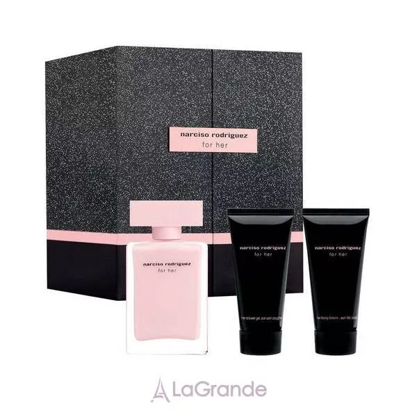 Narciso Rodriguez For Her Eau de Parfum ���� (����������� ���� 100 �� + ���� ��� ��� 75 �� + ���� ��� ��� 75 ��)