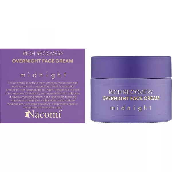 Nacomi Rich Recovery Midnight Overnight Face Cream ������ ���� ��� ����