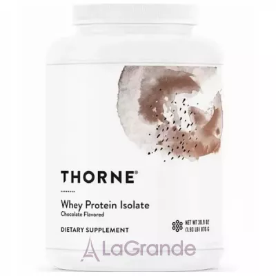 Thorne Research Whey Protein Isolate Chocolate Flavored      