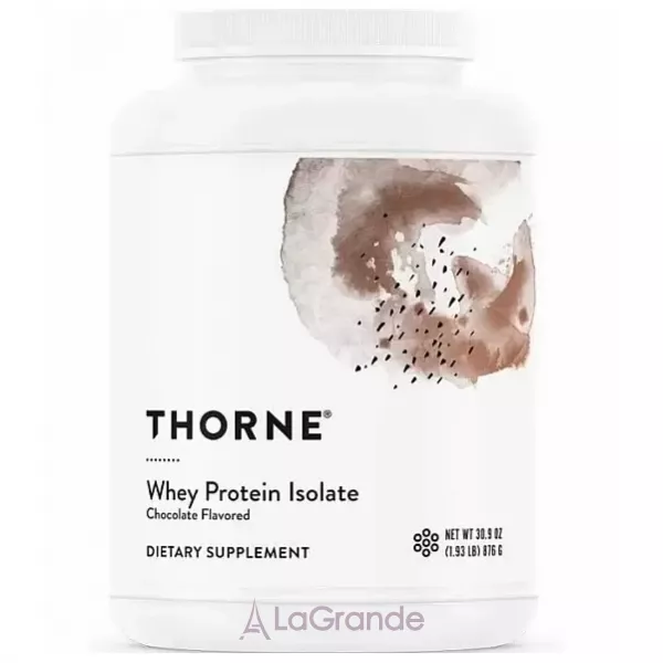 Thorne Research Whey Protein Isolate Chocolate Flavored ������������ ������� ������ �� ������ ��������
