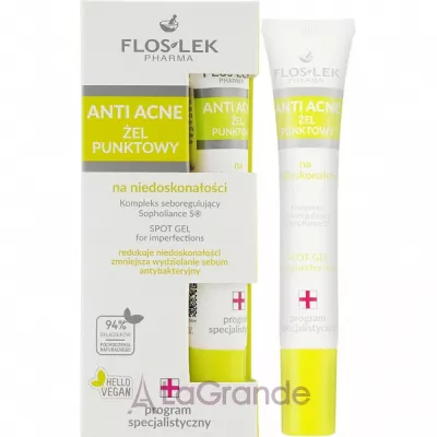 Floslek Anti Acne Antibacterial Intense Gel   