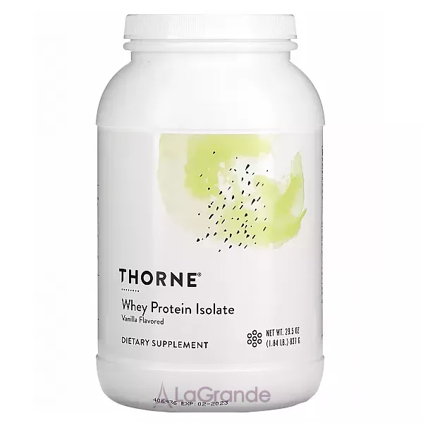 Thorne Research Whey Protein Isolate Vanilla ������������ ������� ������  �� ������ ������