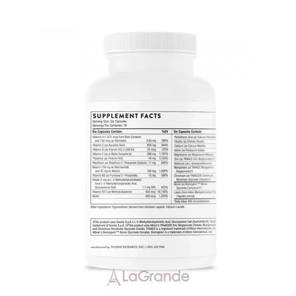 Thorne Research Women's Multi 50+ �������������� ��� ������ 50+  � ��������