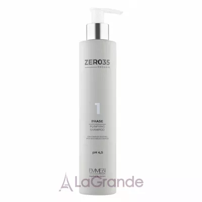 Emmebi Italia Zer035 Pro Hair 1 Phase Purifying Shampoo pH 4.5      