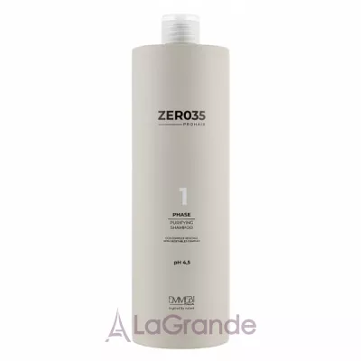 Emmebi Italia Zer035 Pro Hair 1 Phase Purifying Shampoo pH 4.5      