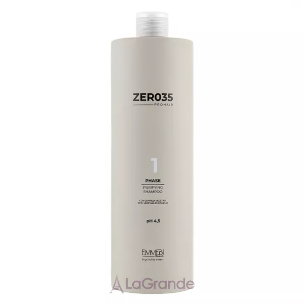 Emmebi Italia Zer035 Pro Hair 1 Phase Purifying Shampoo pH 4.5 ������������� ������� ��� ����������� ������� 