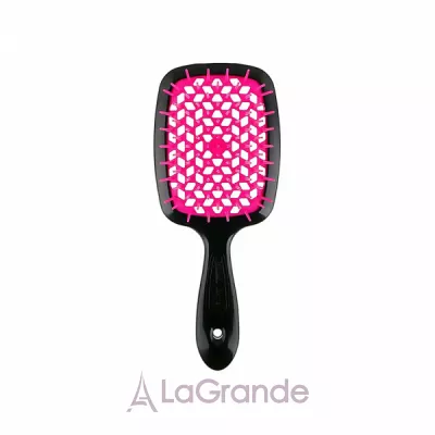 Janeke Superbrush Hairbrush Black Pink    -