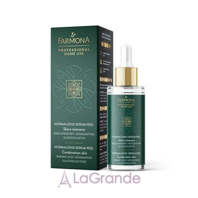 Farmona Professional Home Use Normalising Serum-Peel for Combination Oily Skin  -     