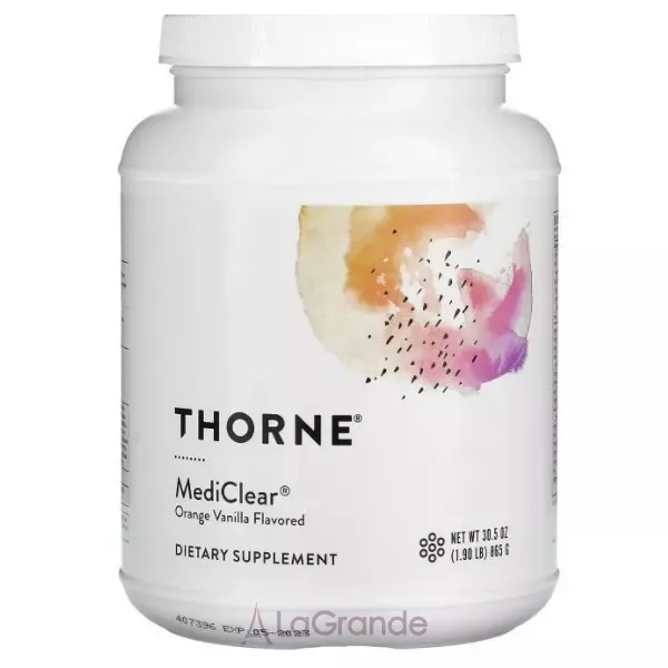 Thorne Research MediClear Orange Vanilla ��������� ������ �� ������ ��������-������