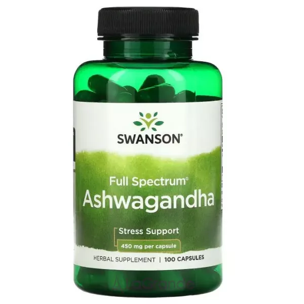 Swanson Ashwagandha 450 mg �������� ������ ��������� 450 ��