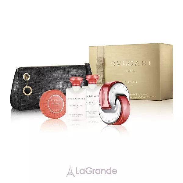 Bvlgari Omnia Coral ���� (�������� ���� 65 �� + ������� ��� ��� 2 ������� �� 40 �� + ���� 50 � + ����������)