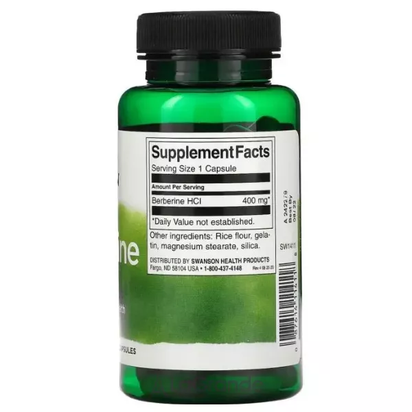 Swanson Berberine 400 mg ������� ������� ������� 400 ��