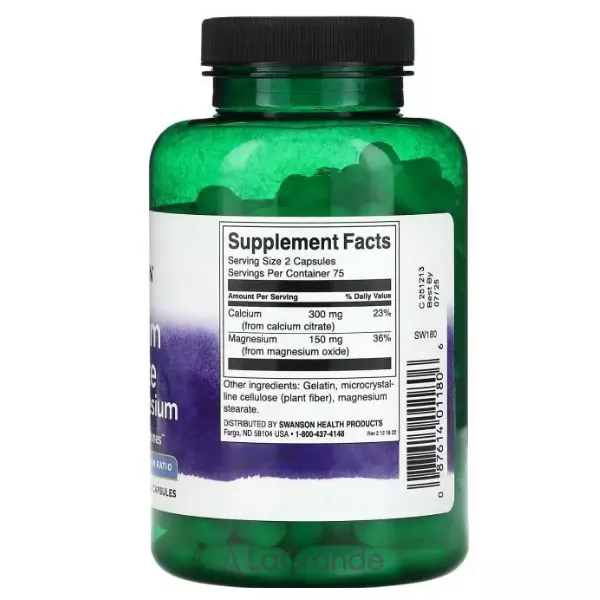 Swanson Calcium Citrate Plus Magnesium ������� ������� ������� ������ ���� ������