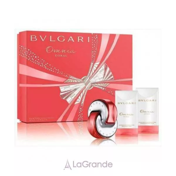 Bvlgari Omnia Coral ���� (�������� ���� 40 �� + ������� ��� ��� 40 �� + ����� ��� ��� 40 ��)