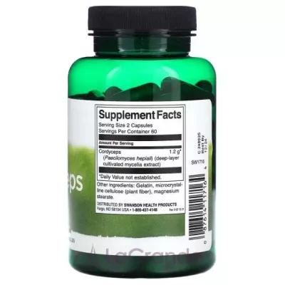 Swanson Cordyceps 600 mg   