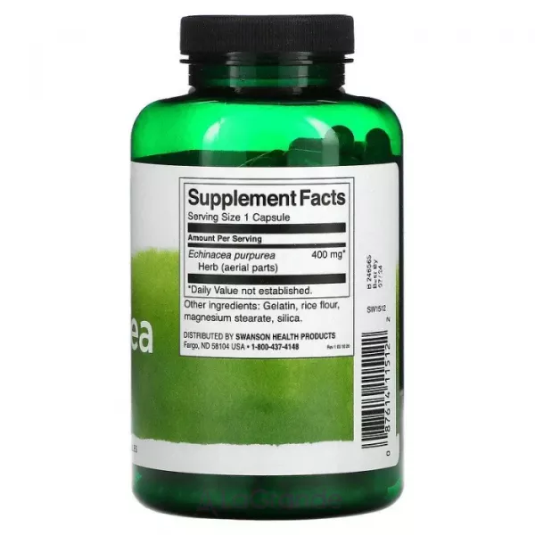 Swanson Echinacea 400 mg �������� ���������  400 ��