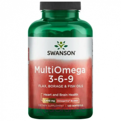 Swanson MultiOmega 3-6-9 2400 mg    3-6-9  ,    2400 