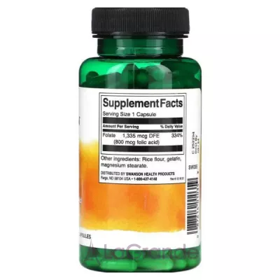 Swanson Folic Acid      800 