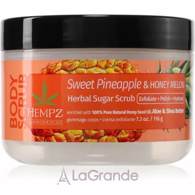 Hempz Sweet Pineapple & Honey Melon Herbal Sugar Scrub   