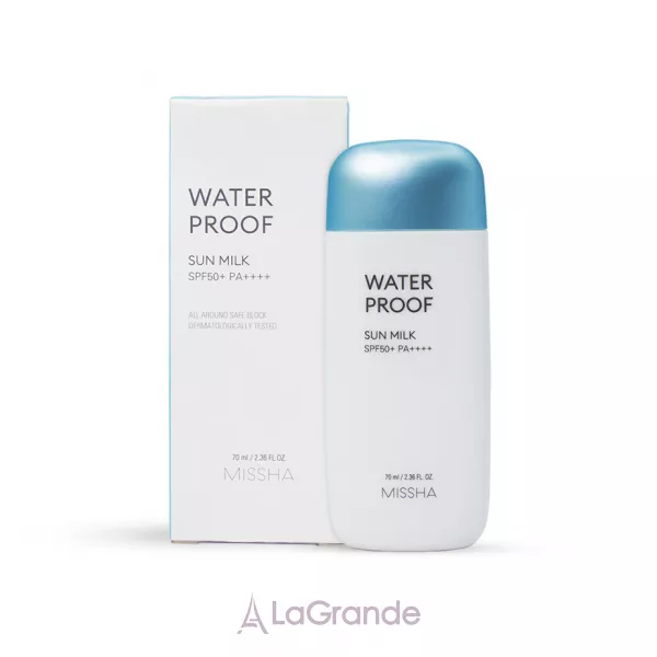 Missha All Around Safe Block Waterproof Sun Milk SPF 50+ ��������� ������������ ������� ��� �������