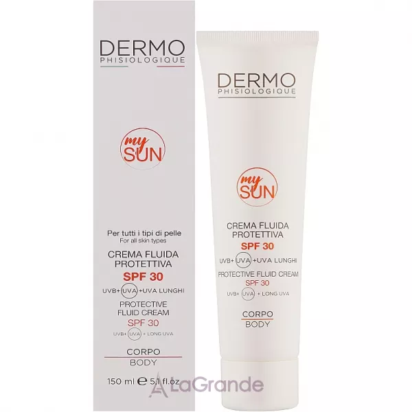 Dermophisiologique My Sun Protective Fluid Cream SPF 30 �������� �������� ���� ��� ������ �� ��� SPF 30