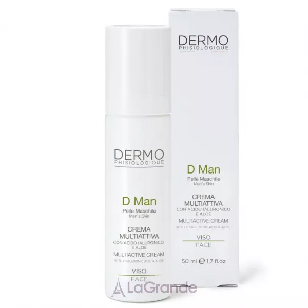 Dermophisiologique D Man Multiactive Cream With Hyaluronic Acid and Aloe �������������� ���� � ����������� �������� �� ����