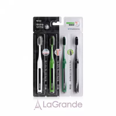 Median Bamboo Charcoal Toothbrush 4 Set      