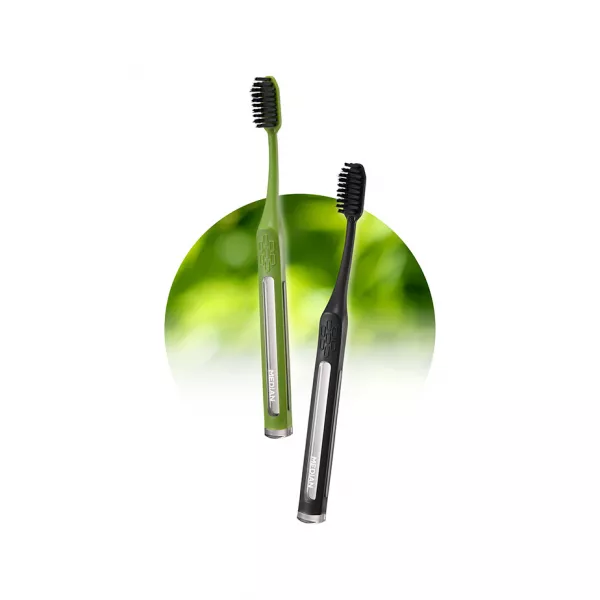 Median Bamboo Charcoal Toothbrush 4 Set ���� ������ ����� � ���������� �������