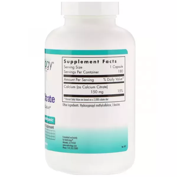 NutriCology Calcium Citrate ������� ������� ��� ����������� �������� ������ 