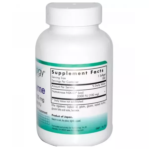 NutriCology NattoZyme 100 mg ������� �������  ��� ��������� ��������� �������������� 