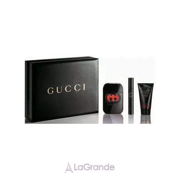 Gucci Guilty Black Pour Femme ���� (�������� ���� 75 �� + ������� ��� ��� 50 �� + �������� 7,4 ��)