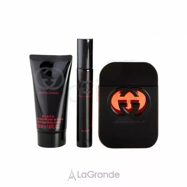Gucci Guilty Black Pour Femme ���� (�������� ���� 75 �� + ������� ��� ��� 50 �� + �������� 7,4 ��)