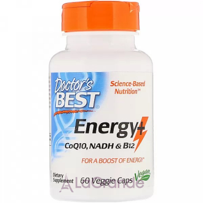 Doctor's Best Energy+ CoQ10, NADH & B12   