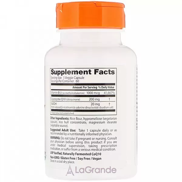 Doctor's Best Energy+ CoQ10, NADH & B12 ������� ������� 
