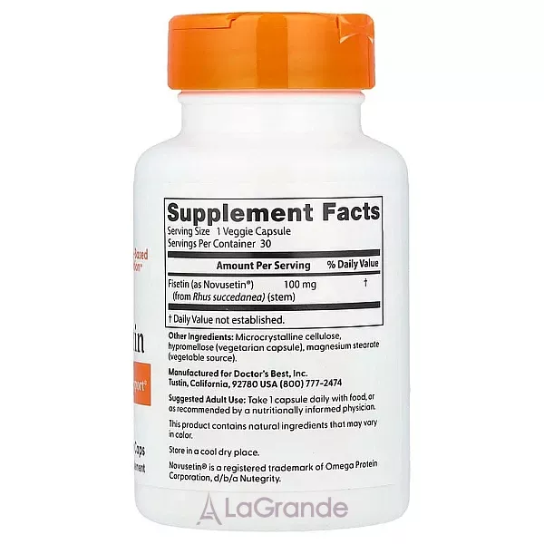 Doctor's Best Fisetin 100 mg �������� ��� �����