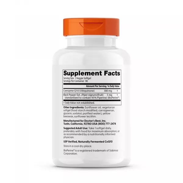 Doctor's Best High Absorbnion CoQ10 with Bioperine 300 mg ����������� ������� 