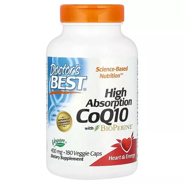 Doctor's Best High Absorbnion CoQ10 with Bioperine 400 mg ����������� ������� 
