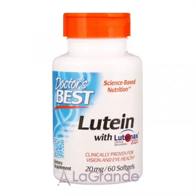 Doctor's Best Lutein with Lutemax 2020 ³   