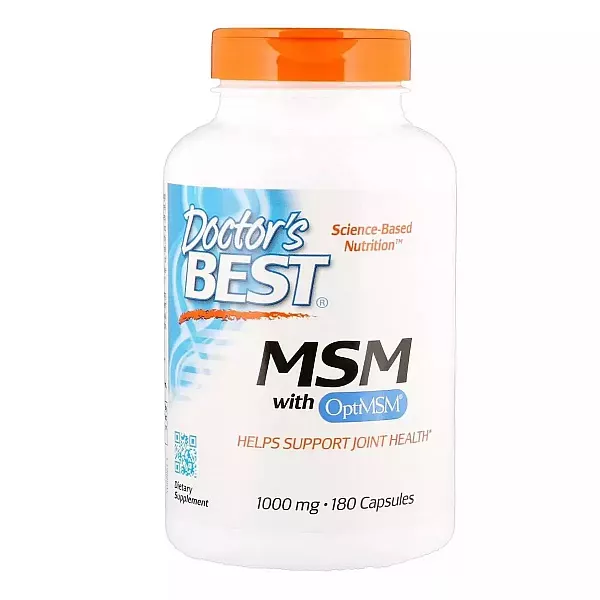 Doctor's Best MSM with OptiMSM 1000 mg ����������� ������� ��� �������������� ��������������, �������� � ������� ������ 