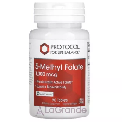 Protocol for Life Balance 5-Methyl Folate 1000 mcg         